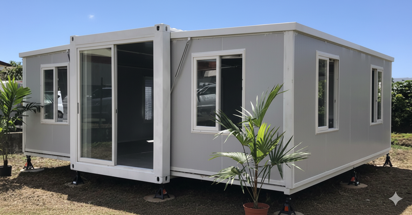 Casa contenedor prefabricada moderna en Montevideo Uruguay